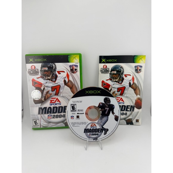 Ea Sports Other - Madden NFL 2004 Microsoft Xbox Original EA Sports Michael Vick CIB Case Manual